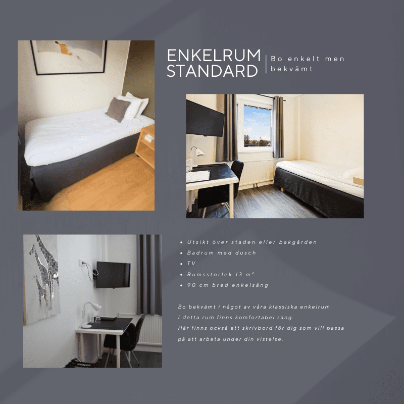 Enkelrum standard